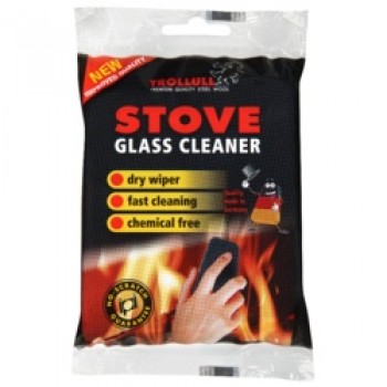 Stove Glass Cleaner Steel Wool - Pack 2