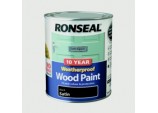 10 Year Weatherproof Satin Wood Paint - 750ml Black