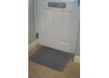 Basic Ribbed Indoor Doormat 50 x 80cm - Light Grey