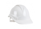6 Point Safety Helmet One Size - White