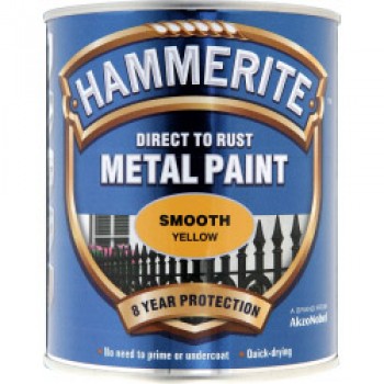 Metal Paint Smooth 750ml - Yellow