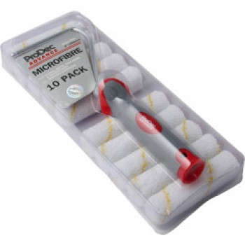 Short Pile Microfibre Roller & Frame (10 Pack) - 4 /100mm