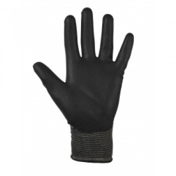 Black PU Gloves - 10 - XLarge 12 Pairs