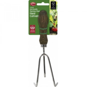 Ash Handle Stainless Steel Hand Cultivator Ash Handle Stainless Steel Hand Cultivator