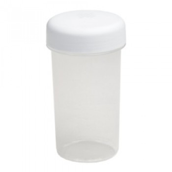 Cuisine Screw Top Beaker - 350ml Clear Ice White