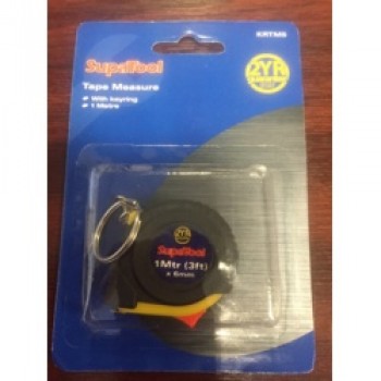 Mini Tape Measure With Keyring - 1m