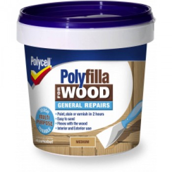 Polyfilla Wood Filler General Repairs - Light Tub 380gm