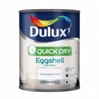 Quick Dry Eggshell 750ml - Pure Brilliant White Quick Dry Eggshell 750ml - Pure Brilliant White