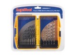 HSS Drill & Masonry Bit Set - 17 Pieces