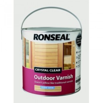 Crystal Clear Outdoor Varnish 2.5L - Satin