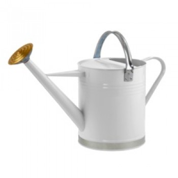 Metal Watering Can - Cream 2 Gallon Metal Watering Can - Cream 2 Gallon