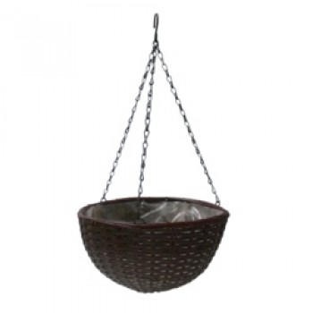 Polyrattan Hanging Basket - 12 Polyrattan Hanging Basket - 12