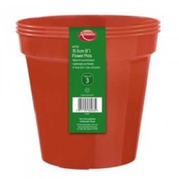 Flower Pots - 6 - Pack 3 Flower Pots - 6 - Pack 3