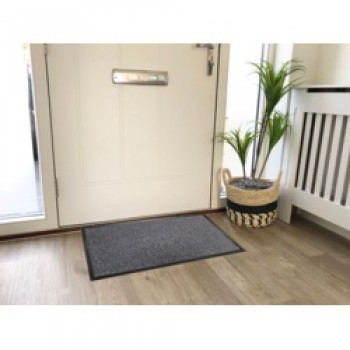 Dirt Guard Cotton Barrier Doormat 50 x 80cm - Light Grey Dirt Guard Cotton Barrier Doormat 50 x 80cm - Light Grey