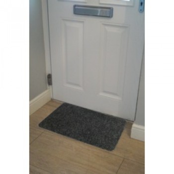 Basic Ribbed Indoor Doormat 40 x 60cm - Anthracite