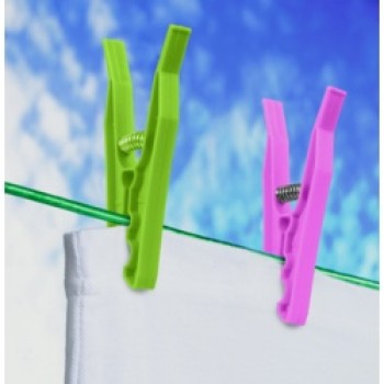 Plastic Clothes Pegs - 88mm Pack of 24