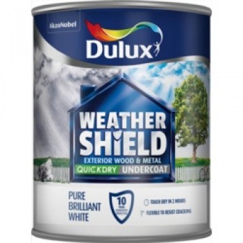 Weathershield Quick Dry Undercoat 750ml - Pure Brilliant White Weathershield Quick Dry Undercoat 750ml - Pure Brilliant White