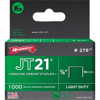 JT21/T27 Staples - 10mm 3/8in (1000) JT21/T27 Staples - 10mm 3/8in (1000)