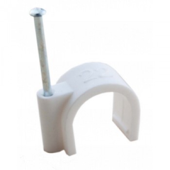 Pipe Clip Nail In - 15mm (Pack 100)