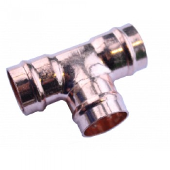 Pre Soldered Equal Tee - 15mm (Pack 2)