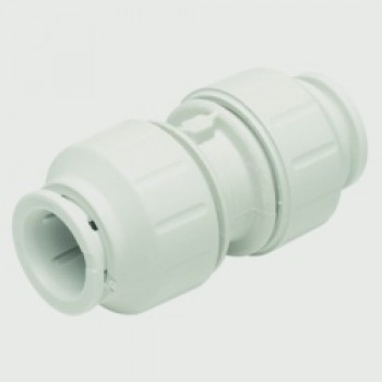 Equal Straight Connector - 22mm Pack 5 - White