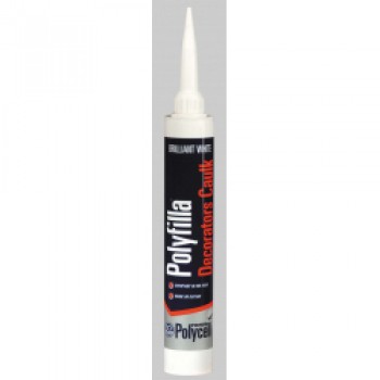 Polyfilla Decorators Caulk - White 380ml Trade Cartridge