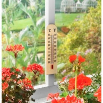 Wooden Thermometer - 12&rsquo;&rsquo; (30cm)