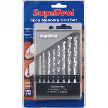 Masonry Drill Bits - 8 Piece Masonry Drill Bits - 8 Piece