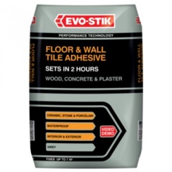 Floor & Wall Tile Adhesive Fast Set For Wood, Concrete & Plaster - 20kg