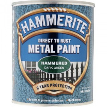Metal Paint Hammered 750ml - Dark Green